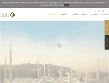 Tablet Screenshot of madina.shazahotels.com